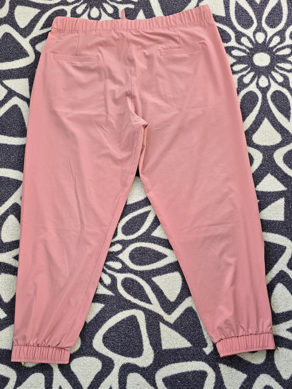 Albion Dusty Rose Drawstring Joggers Petite Large - Picture 4 of 8